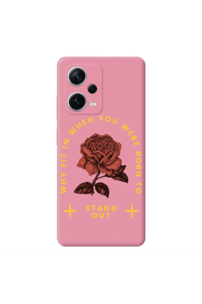 Other Xiaomi Poco X5 Stand out Pink Colored Silicone TPU Θήκη