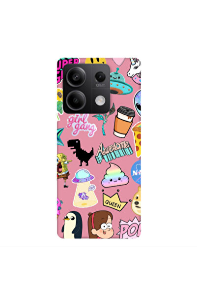 Other Xiaomi Redmi Note 13Pro 5G Cartoon queen Pink Colored Silicone TPU Θήκη