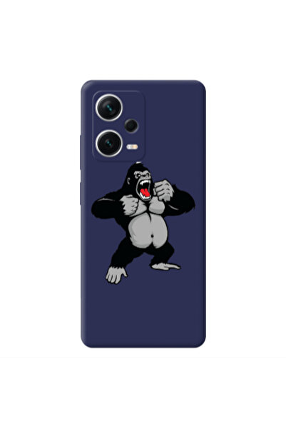 Other Xiaomi Poco X5 Angry Gorilla2 Dark blue Colored Silicone TPU Θήκη