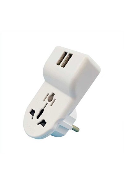 Tradesor Αντάπτορας πρίζας με 2 θύρες USB - International - RTA09-39 - 939000