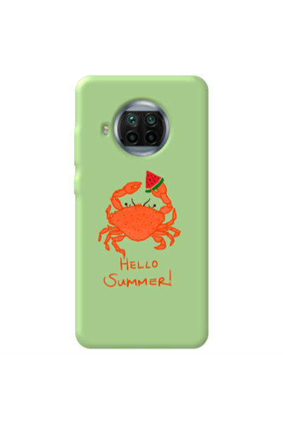 Other Xiaomi Mi 10T Lite Hello Summer! Light Green Colored Silicone TPU Θήκη