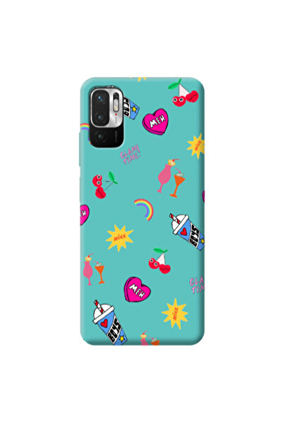 Other Xiaomi Redmi Note 10 Pro 5G glam time Turquoise Colored Silicone TPU Θήκη