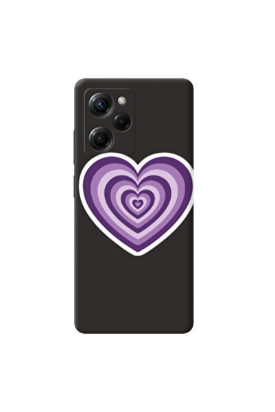 Other Xiaomi Poco X5 Pro My Heart Is Yours 2 Black Colored Silicone TPU Θήκη
