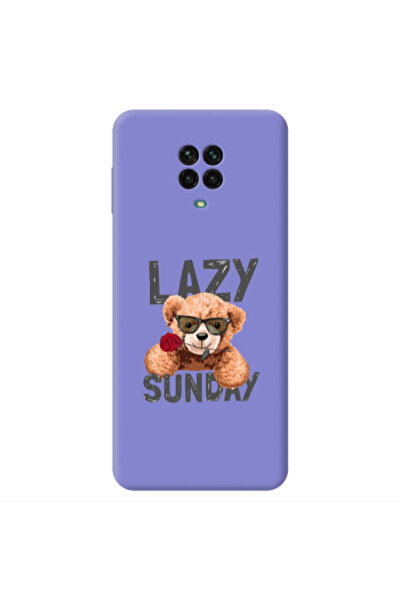 Other Xiaomi Redmi Note 9 Pro Lazy sunday Purple Colored Silicone TPU Θήκη