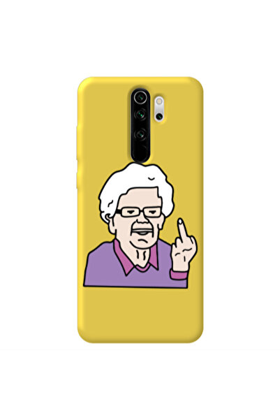 Other Xiaomi Redmi Note 8 Pro Crazy Granny Yellow Colored Silicone TPU Θήκη