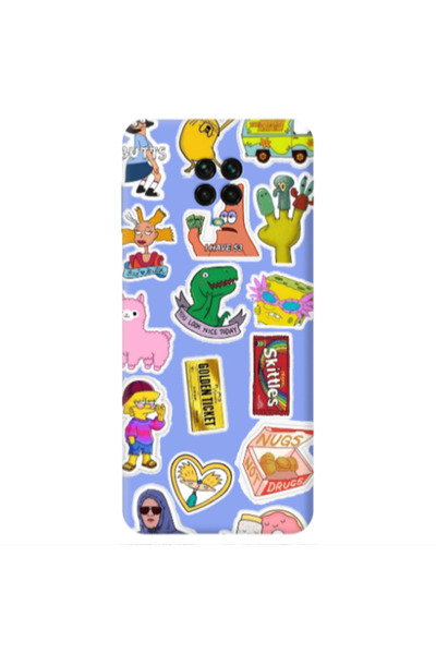 Other Xiaomi Redmi Note 9 Pro best cartoons Light Purple Colored Silicone TPU...