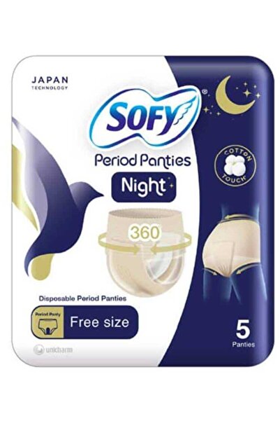 sofy Period Pants, Night, 5 pieces
