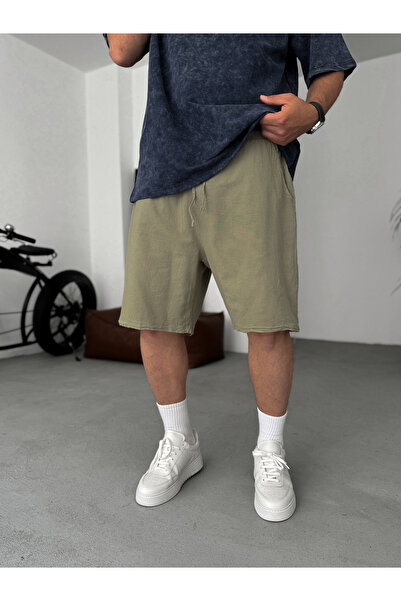 BYBASICMAN Khaki Fresh Fabric Shorts Es-80-57