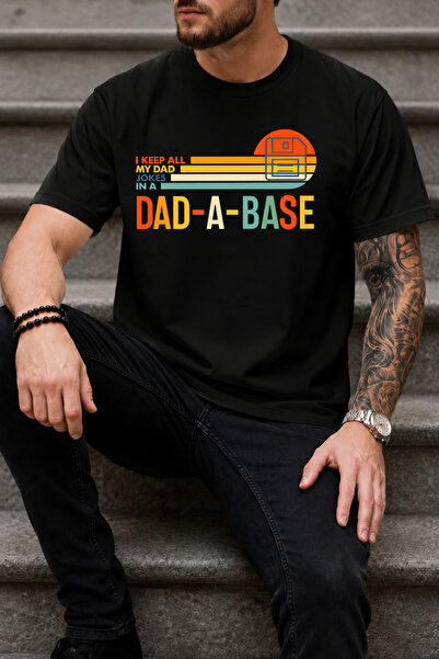 Auryne Jewelry Unisex Oversize Funny Dad Joke T-Shirt for Fathers 100% Organi...