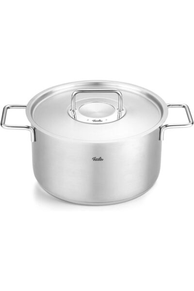 Fissler Колекция Pure/Тенджера за готвене от неръждаема стомана (Диаметър 24 ...