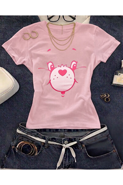 Touz Moda Kemer Boy bluza sa slatkim likovima i printom