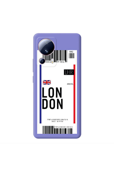 Other Xiaomi Mi 13 Lite London Arrival Purple Colored Silicone TPU Θήκη