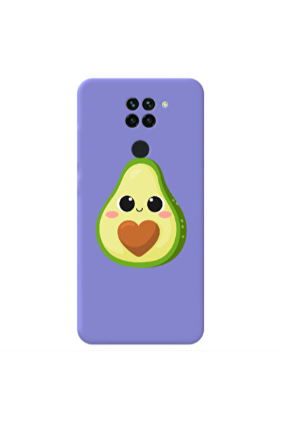 Other Xiaomi Redmi Note 9 Baby avocado Purple Colored Silicone TPU Θήκη