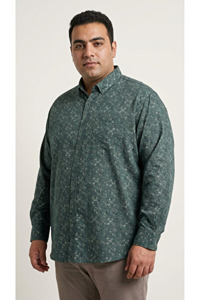 ANNEX Large Size Cotton Long Sleeve Men's Shirt