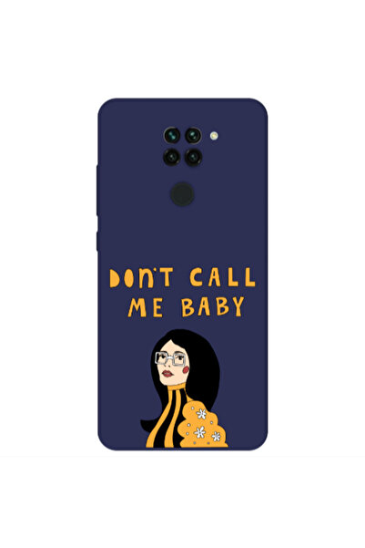 Other Xiaomi Redmi Note 9 Call me baby Dark blue Colored Silicone TPU Θήκη