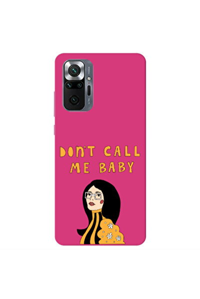 Other Xiaomi Redmi Note 10 Pro 4G Call me baby Fuchsia Colored Silicone TPU Θήκη