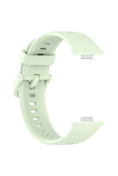 Edman Curea de silicon pentru Huawei Watch Fit 3/4/4 Pro, Verde deschis
