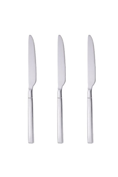 Z Store Cuțite de masă de bază din oțel inoxidabil - Set de 3, 23 cm