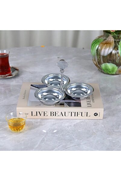 Al Hadaya Mall Chiaal Divided Chrome Jewelry Box with Modern Design - Chrome ...