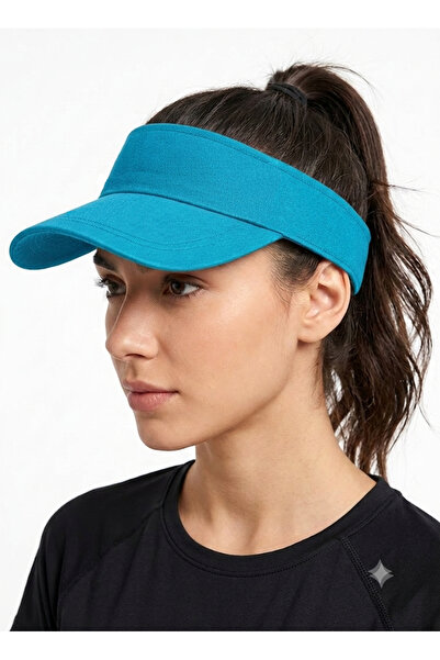STELLA VESTİNO Unisex Cotton Gabardine Visor Hat - Sun Protection Sports Tenn...