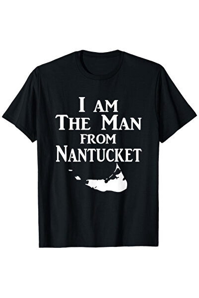 BASEPULSE 1 قطعة من تي شيرت Goodtogotees 'I'for Man from Nantucket' بنمط مميز...