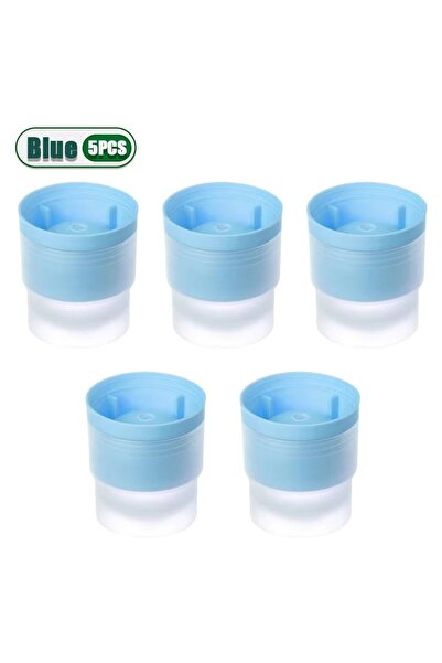 Choice Blue - 5pcs 5PCS Large Silicone Ice Ball Mold Round Ice Ball Easy Demo...