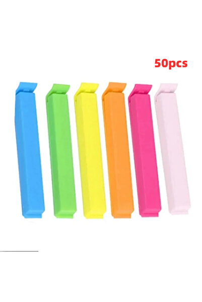 Choice3 50pcs 50/100PC Portable Kitchen Storage Food Snack Seal Sealing Bag C...
