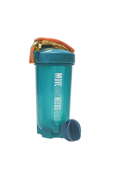 choice2 550ml C 1pc Portable Protein Shaker 550ml Fitness Bottle with plastic...