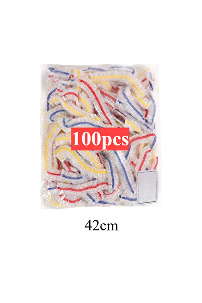Choice3 42cm-100pcs 100Pcs Colorful Disposable Food Cover Lid Elastic Wrap Fr...