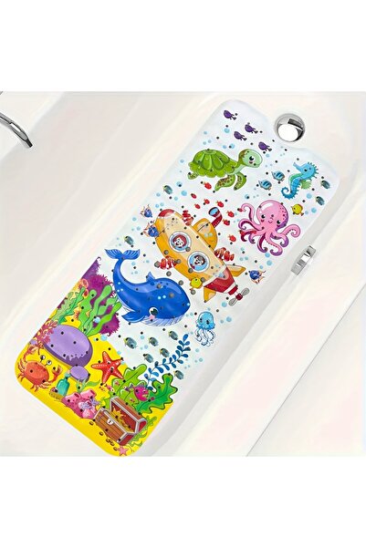 Choice1 40x100cm 1pc Baby Bath Mat for Tub for Kids, Non Slip Cartoon Bathtub...