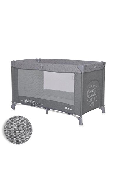 LORELLİ Patut pliabil Noemi, 1 nivel, Cool Grey Star