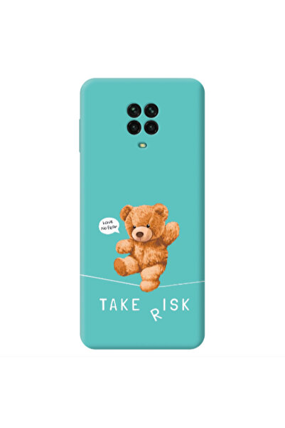 Other Xiaomi Redmi Note 9 Pro Take risk Turquoise Colored Silicone TPU Θήκη