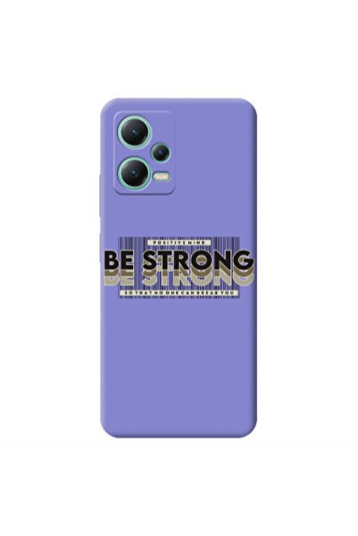 Other Xiaomi Redmi Note 12 Pro 5G Positivemind Purple Colored Silicone TPU Θήκη