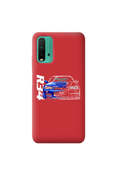 Other Xiaomi Poco M3 Blue R34 Red Colored Silicone TPU Θήκη
