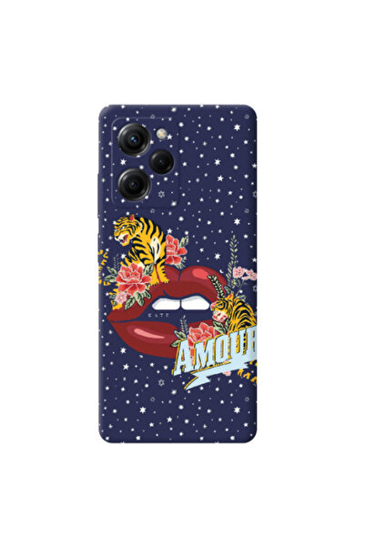 Other Xiaomi Poco X5 Pro Amour Dark blue Colored Silicone TPU Θήκη