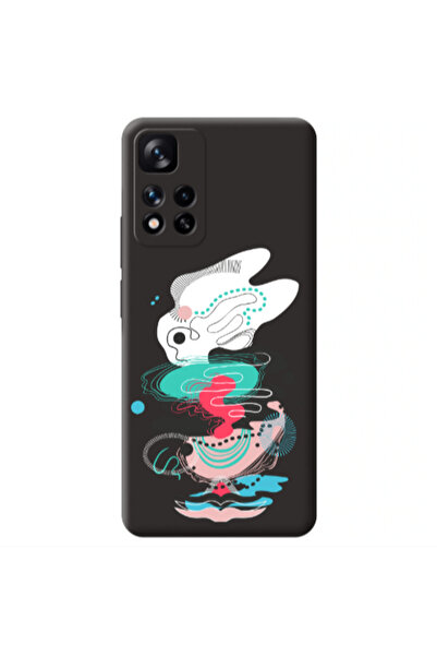 Other Xiaomi Redmi Note 11 Pro 5G Abstract 50 Black Colored Silicone TPU Θήκη