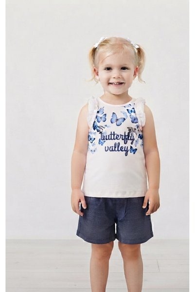 ICEFIELDS Girl's Shorts T-Shirt Set