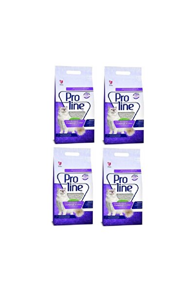 Proline Pro Line Lavanta Kokulu Bentonit Kedi Kumu 5 Lt 4 Adet