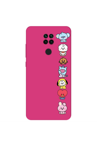 Other Xiaomi Redmi Note 9 Lovely animals Fuchsia Colored Silicone TPU Θήκη