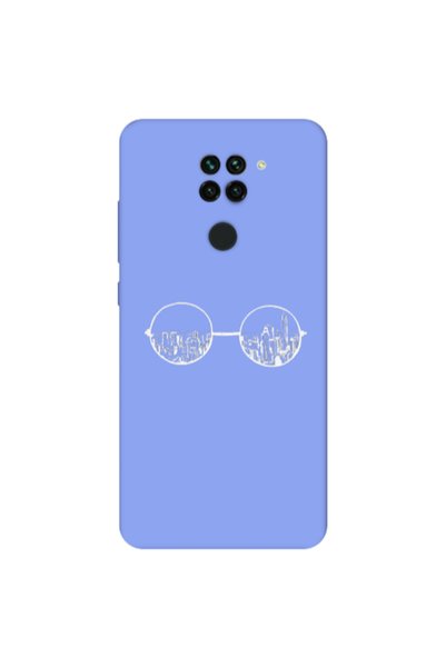 Other Xiaomi Redmi Note 9 Sunglasses Light Purple Colored Silicone TPU Θήκη