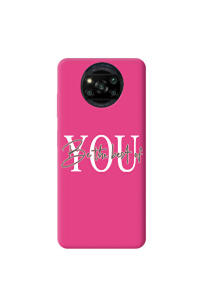 Other Xiaomi Poco X3 /X3 Pro Be the best of Fuchsia Colored Silicone TPU Θήκη