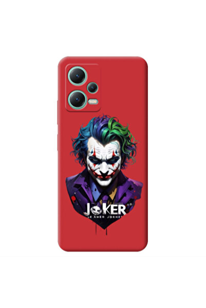 Other Xiaomi Redmi Note 12 Pro 5G Le amer Joker Red Colored Silicone TPU Θήκη