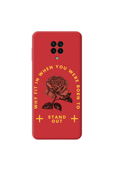 Other Xiaomi Redmi Note 9 Pro Stand out Red Colored Silicone TPU Θήκη