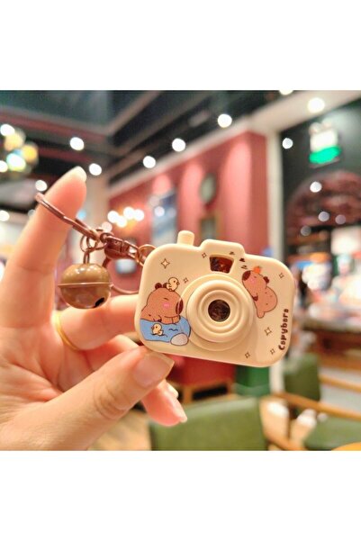 Choice4 Style B Capybara Projector Camera Keychain Cartoon Glow Gift Cute Lig...