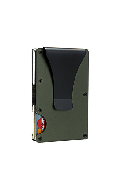 Choice6 Green Carbon Fiber Minimalist Slim Wallet Carteira for Men Cartera Ta...