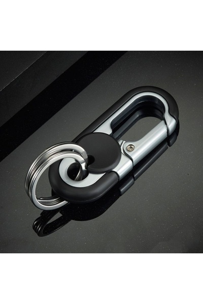 Choice1 DG4413 Men's Double Ring Keychain Fashion Business Key Holder Metal K...