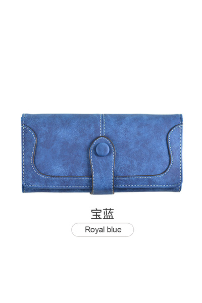 Choice3 R774-RoyalBlue Vintage Elegant Multi Card Slot Long Women's Wallet, P...