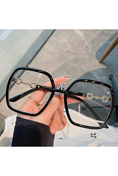 Choice Black Protective Glasses Oversize Blue Light Blocking Glasses Spectacl...