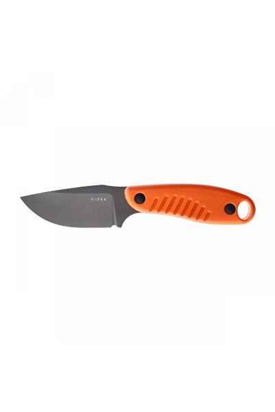OEM Cutit outdoor Kizer Hare 1077A1, otel D2, maner portocaliu G10, 11cm