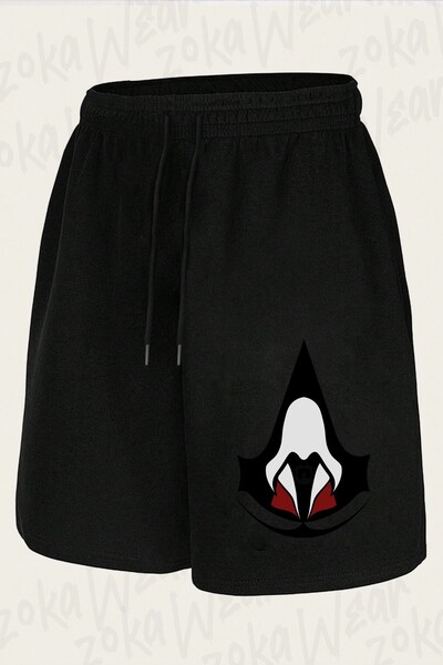 ZOKAWEAR Unisex Assassins Creed Design Printed Shorts
